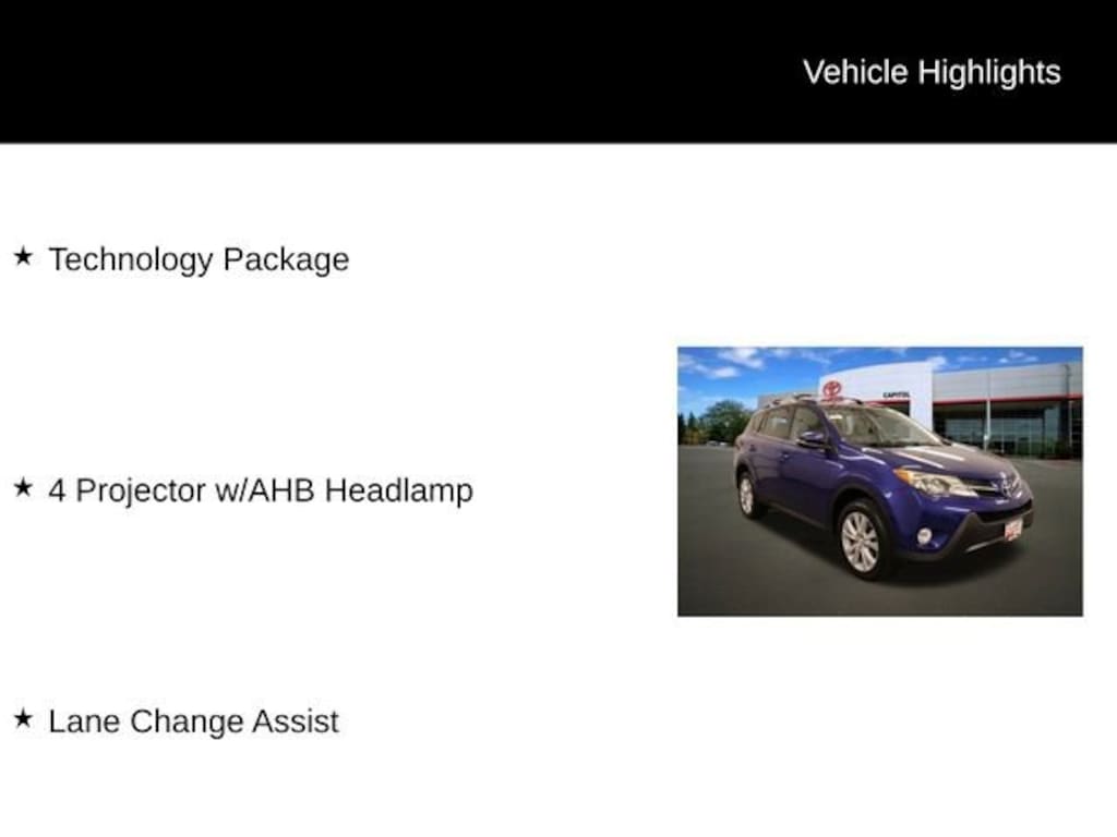 Used 2015 Toyota RAV4 Limited SUV