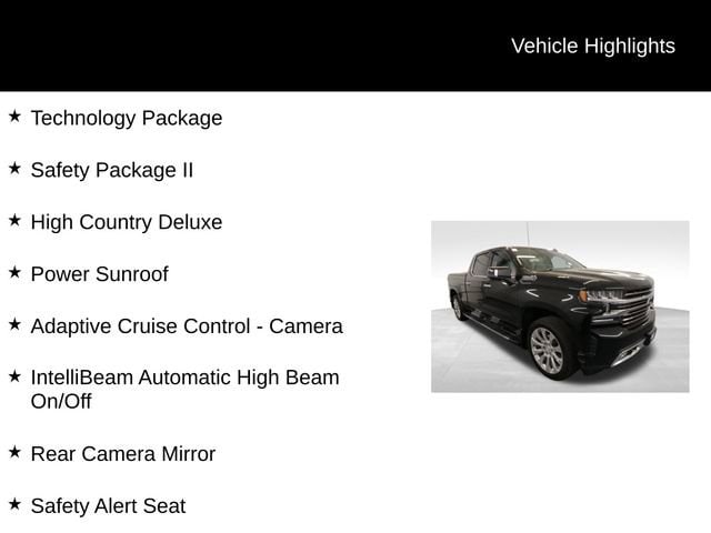 Used 2020 Chevrolet Silverado 1500 High Country with VIN 3GCUYHEDXLG175800 for sale in Salem, OR