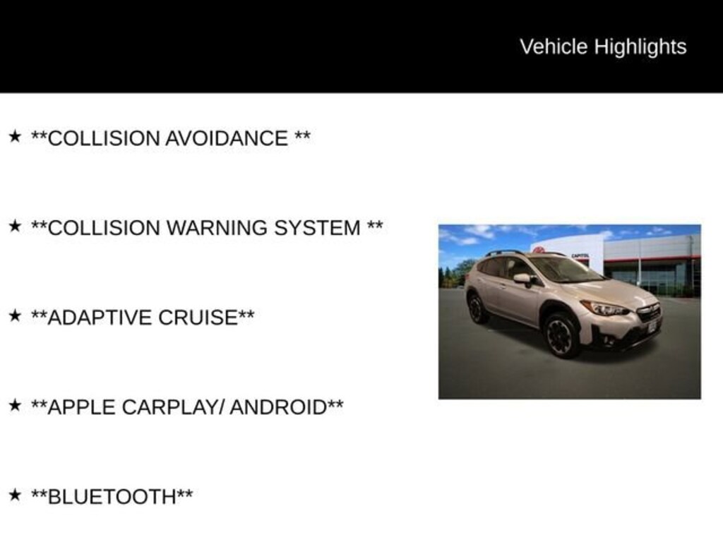 Used 2021 Subaru Crosstrek Premium SUV