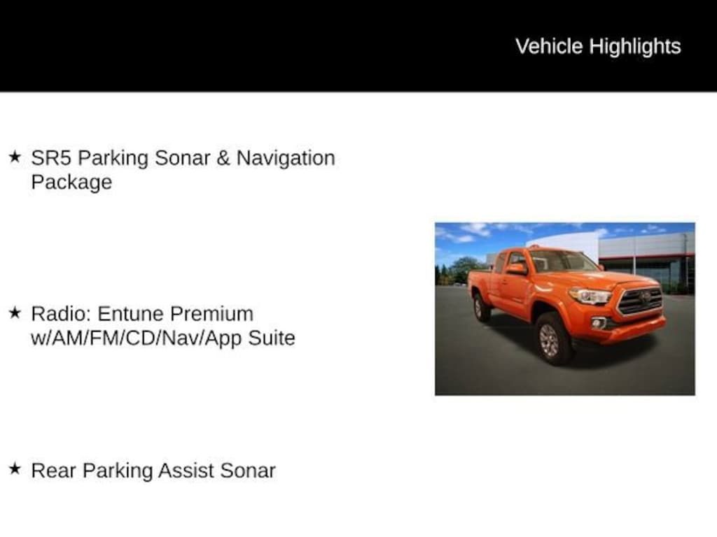 Used 2018 Toyota Tacoma SR5 Truck Access Cab