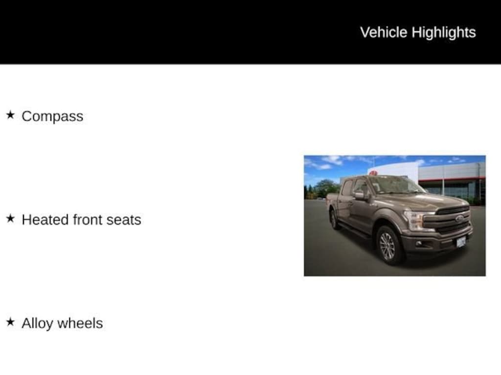 Used 2020 Ford F-150 Lariat Truck SuperCrew Cab