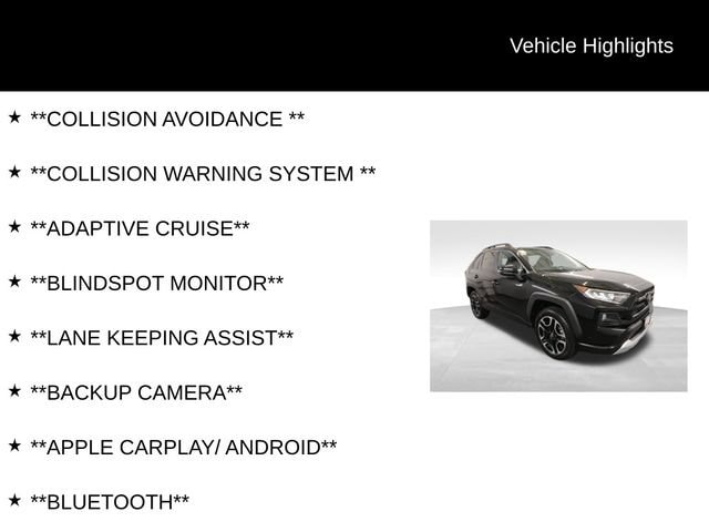 Certified 2020 Toyota RAV4 Adventure with VIN 2T3J1RFVXLC100035 for sale in Austin, TX