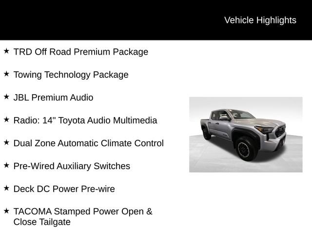 Used 2024 Toyota Tacoma TRD Off Road with VIN 3TMLB5JN7RM052976 for sale in Salem, OR