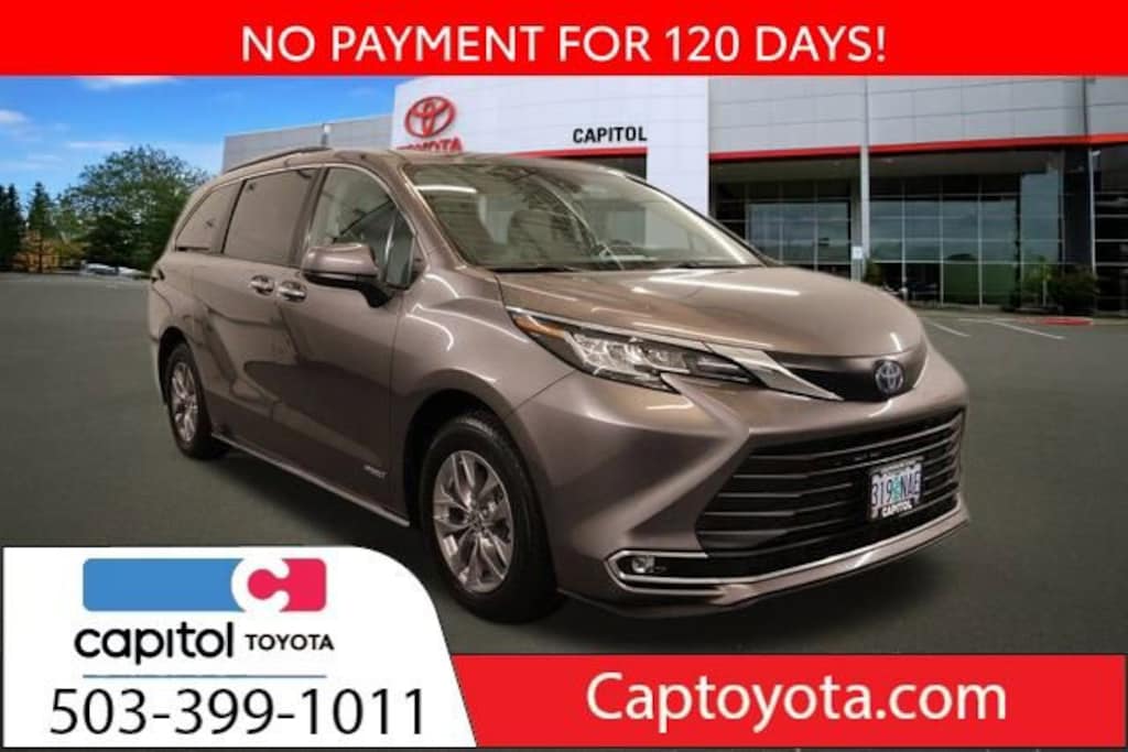 Certified 2021 Toyota Sienna XLE Van