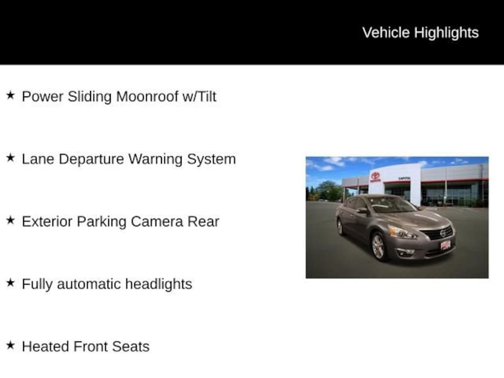 Used 2015 Nissan Altima 2.5 SV Sedan