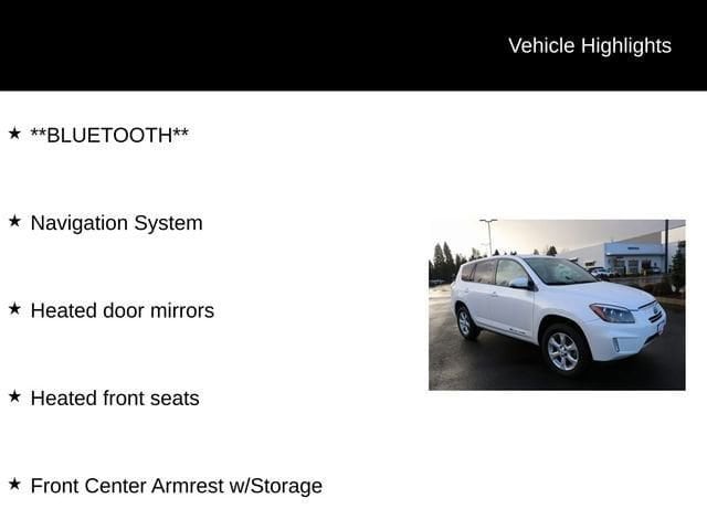 Used 2014 Toyota RAV4 EV with VIN 2T3YL4DV4EW003526 for sale in Salem, OR