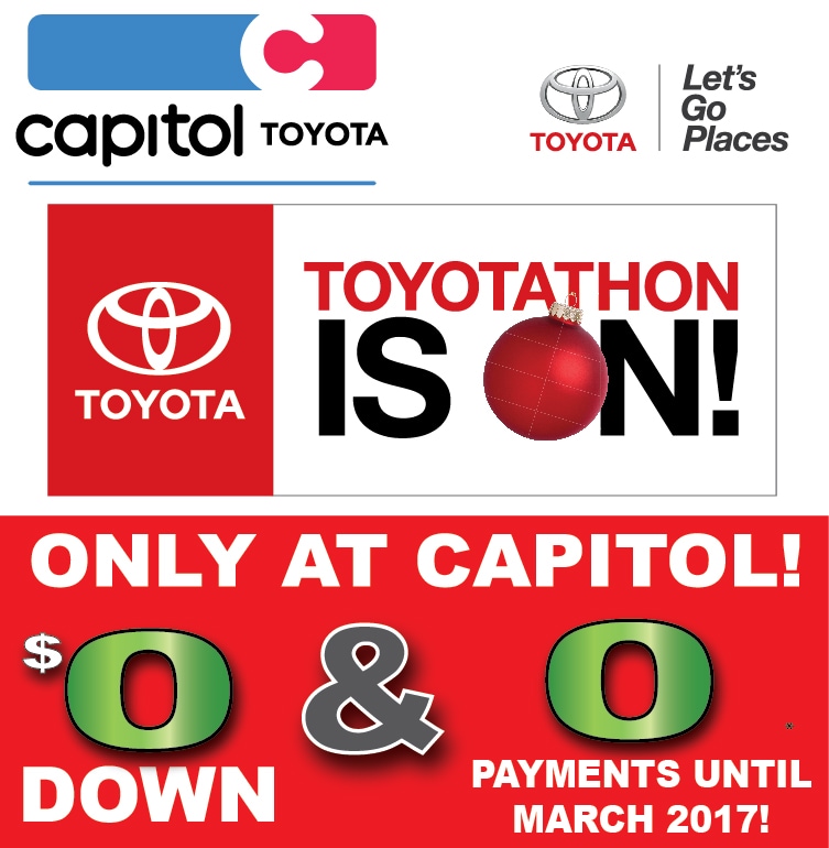 Toyotathon Sale! Capitol Toyota
