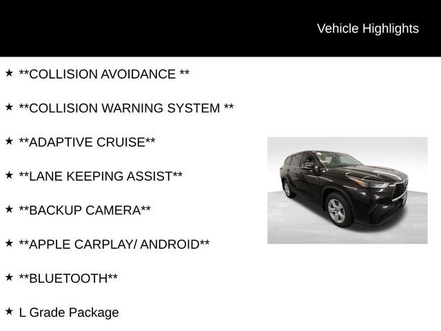 Certified 2022 Toyota Highlander L with VIN 5TDCZRBH1NS178143 for sale in Salem, OR