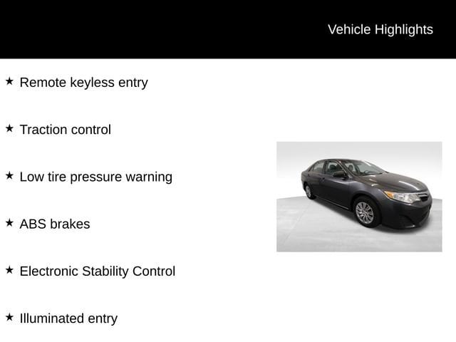 Used 2012 Toyota Camry LE with VIN 4T1BF1FK0CU020442 for sale in Salem, OR
