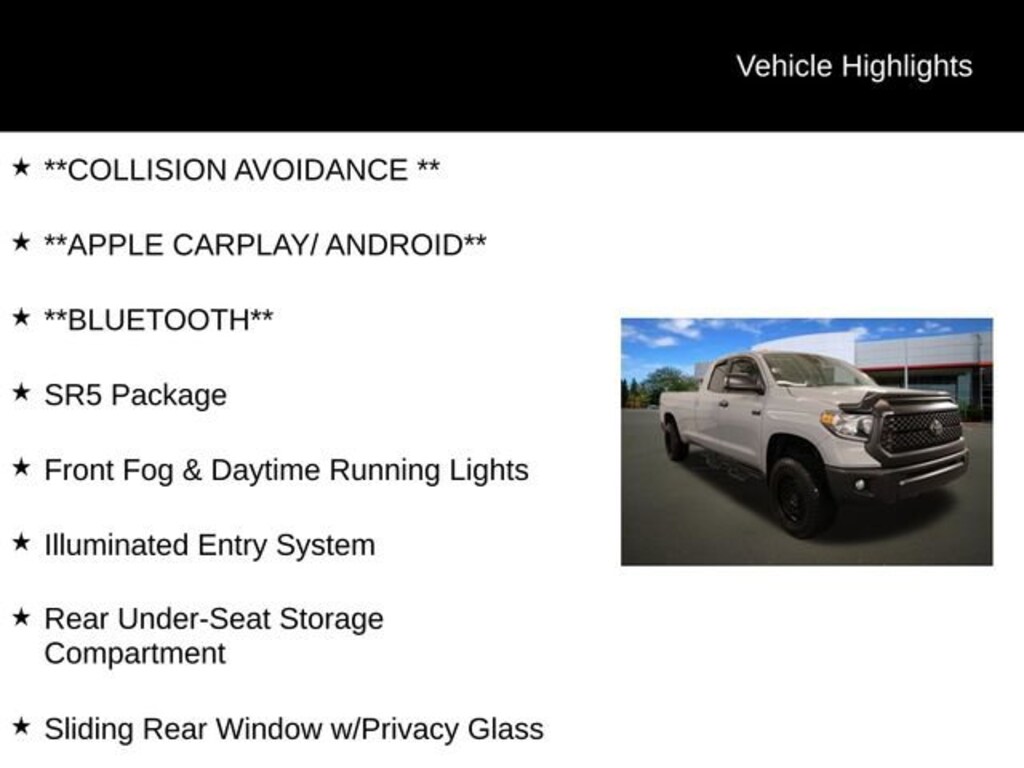 Used 2021 Toyota Tundra SR5 Truck Double Cab