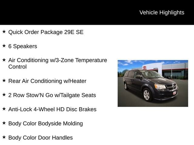 Used 2013 Dodge Grand Caravan SE with VIN 2C4RDGBG0DR601242 for sale in Salem, OR