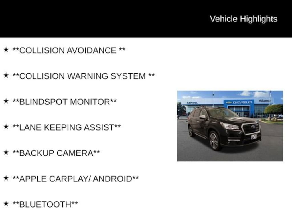 Used 2022 Subaru Ascent Touring