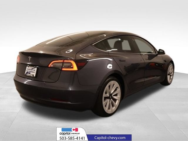 Used 2021 Tesla Model 3 Base with VIN 5YJ3E1EA8MF961703 for sale in Salem, OR