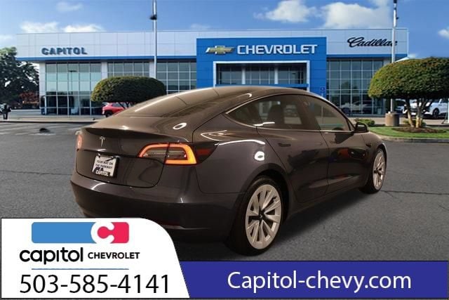 Used 2021 Tesla Model 3 Base with VIN 5YJ3E1EA8MF961703 for sale in Salem, OR