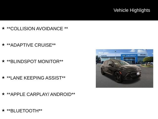 Used 2026 Chevrolet Equinox EV RS with VIN 3GN7DSRP3TS119051 for sale in Salem, OR