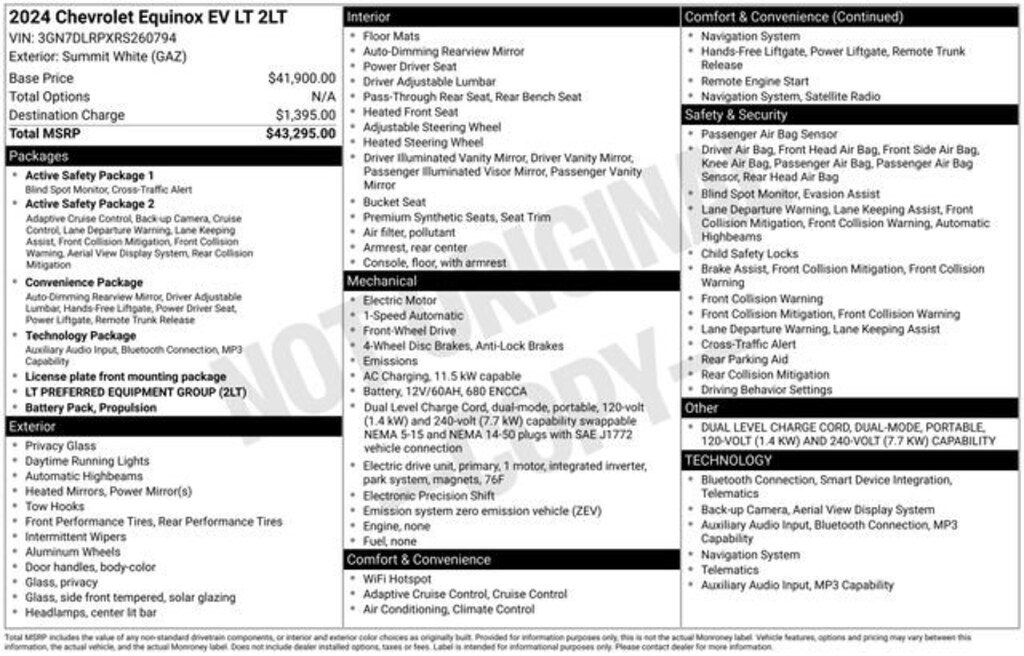 Used 2024 Chevrolet Equinox EV 2LT SUV