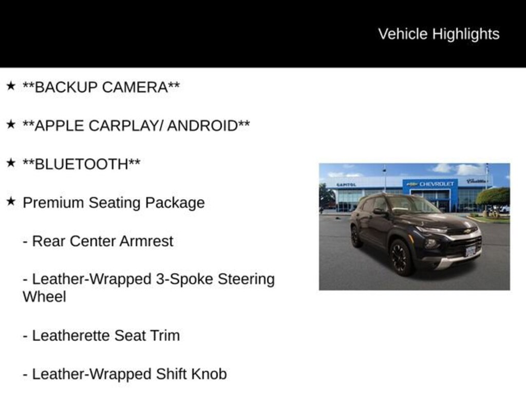 Used 2021 Chevrolet Trailblazer LT SUV