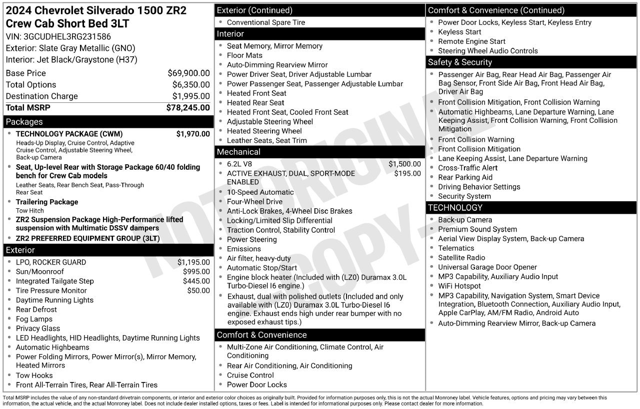 2024 Chevrolet Silverado 1500 ZR2 - Photo 28