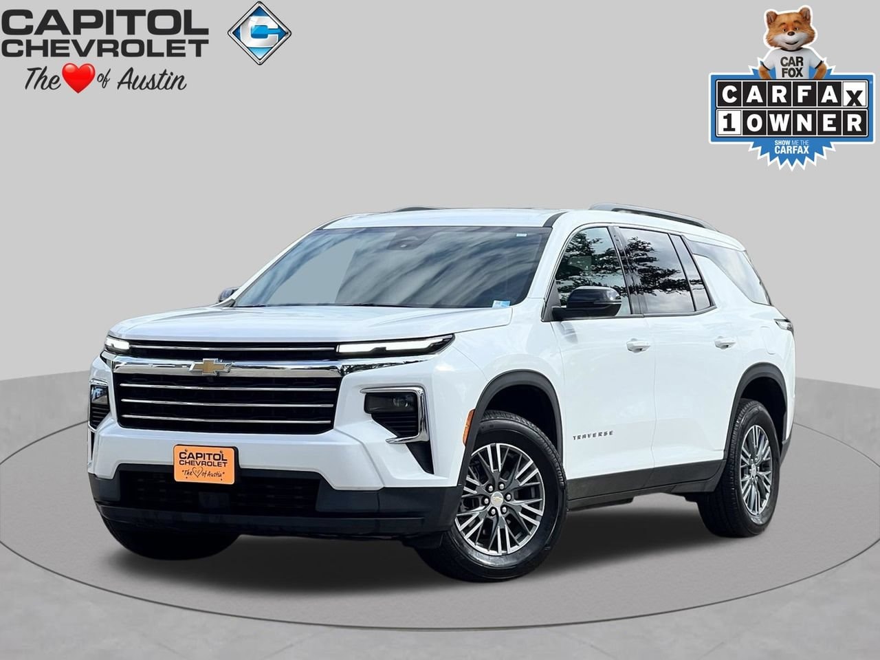 Summit White 2025 Chevrolet Traverse SUV / Crossover Front-Wheel Drive Automatic