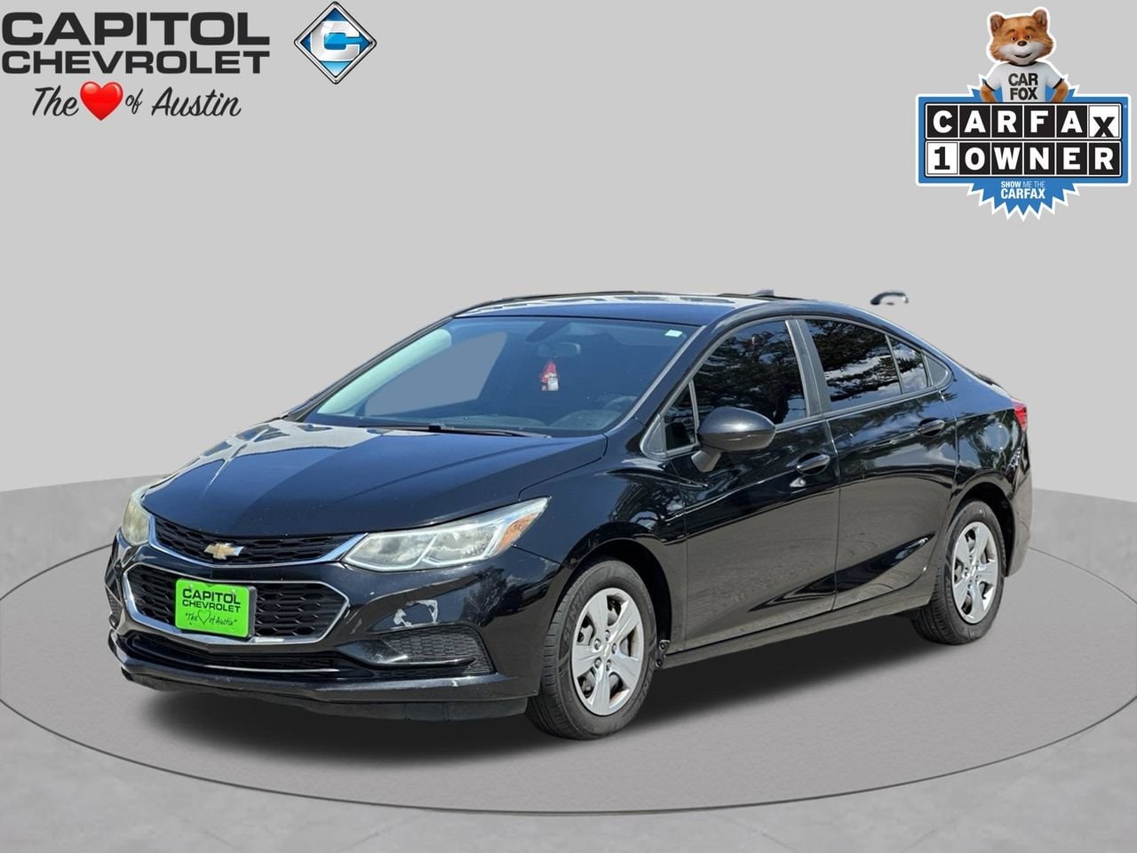 Used 2018 Chevrolet Cruze LS with VIN 1G1BC5SM2J7227916 for sale in Austin, TX
