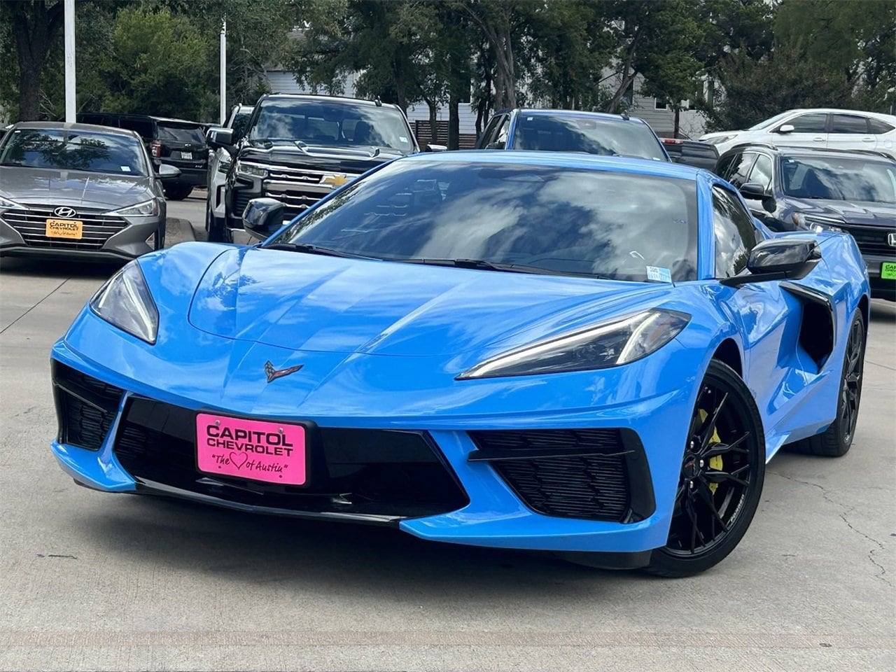 Used 2024 Chevrolet Corvette 1LT with VIN 1G1YA3D46R5121252 for sale in Austin, TX