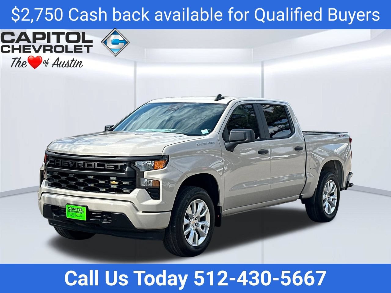 New 2026 Chevrolet Silverado 1500 Custom
