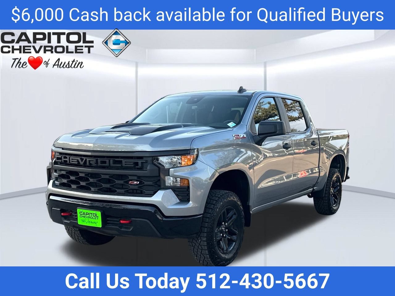 New 2026 Chevrolet Silverado 1500 Custom Trail Boss