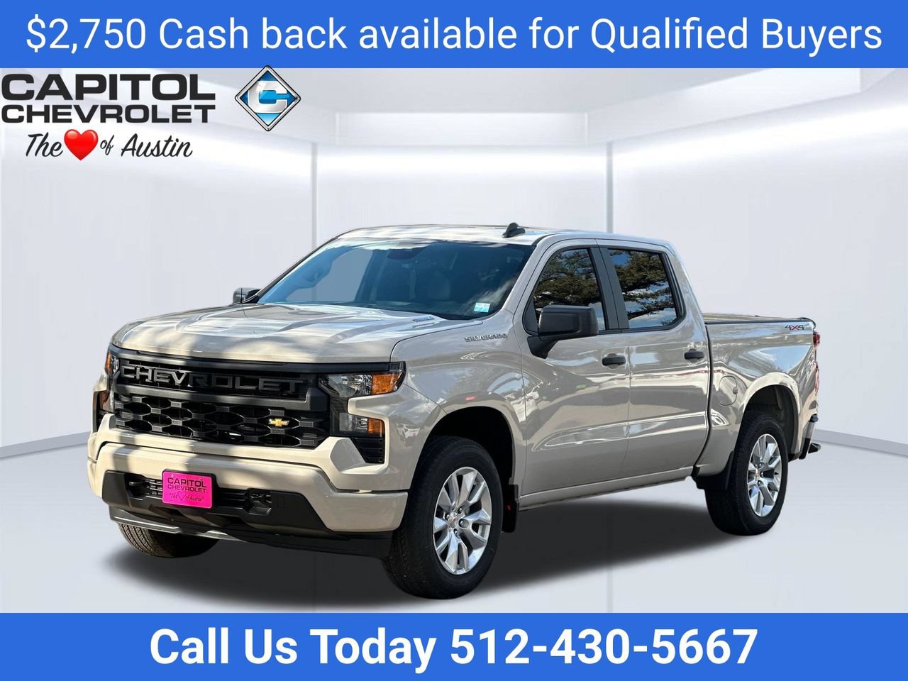 New 2026 Chevrolet Silverado 1500 Custom
