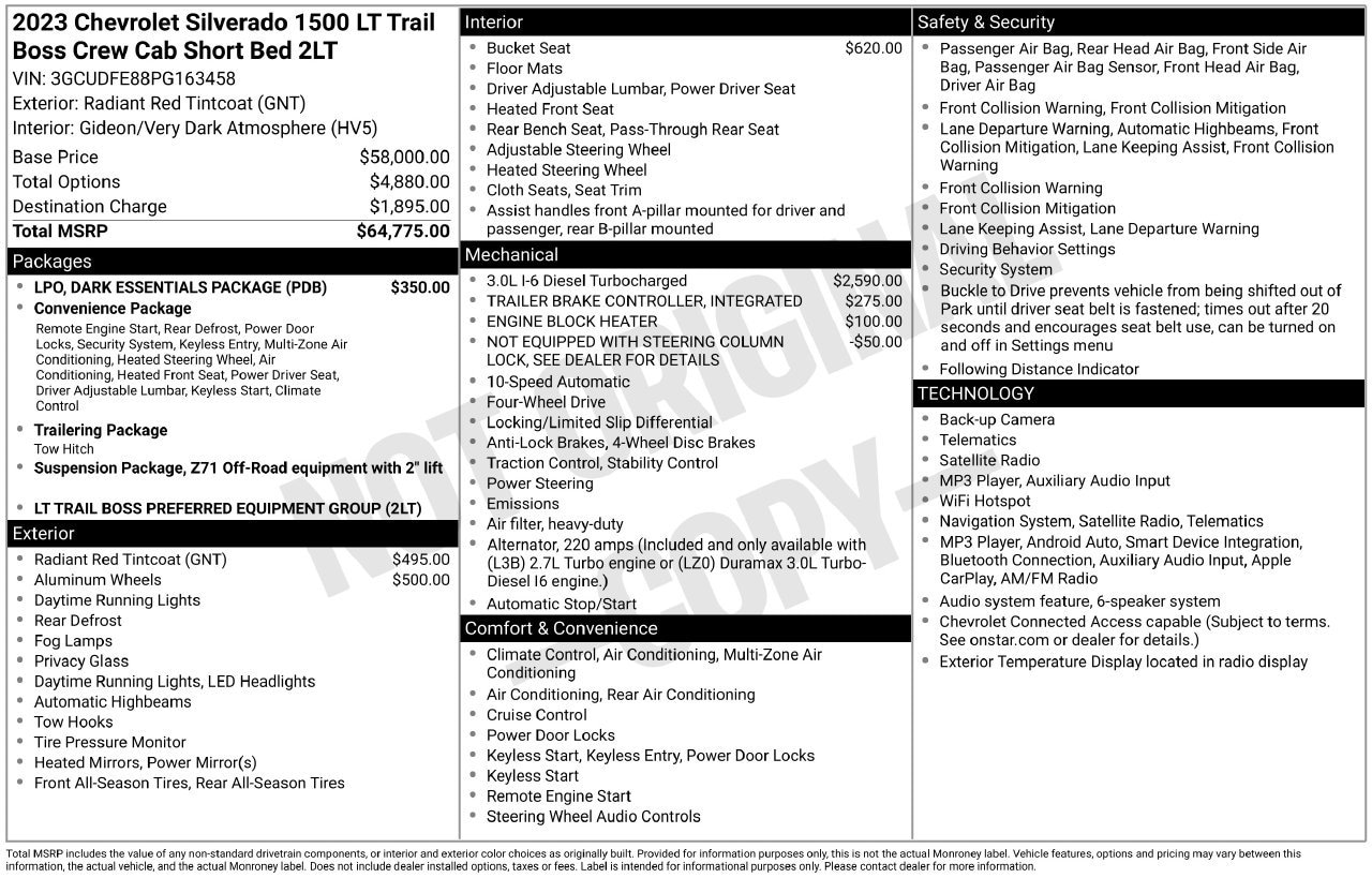 2023 Chevrolet Silverado 1500 LT Trail Boss - Photo 29