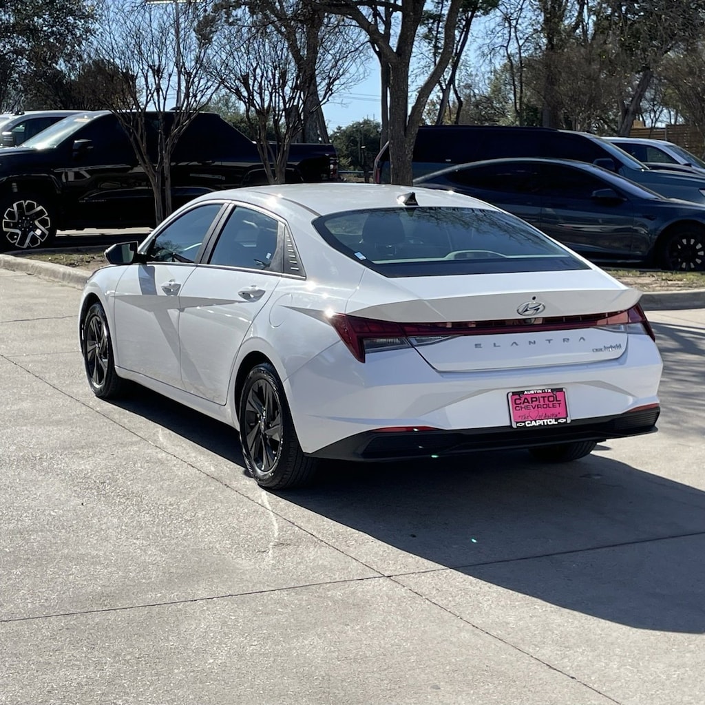 Used 2023 Hyundai Elantra Hybrid Blue Sedan