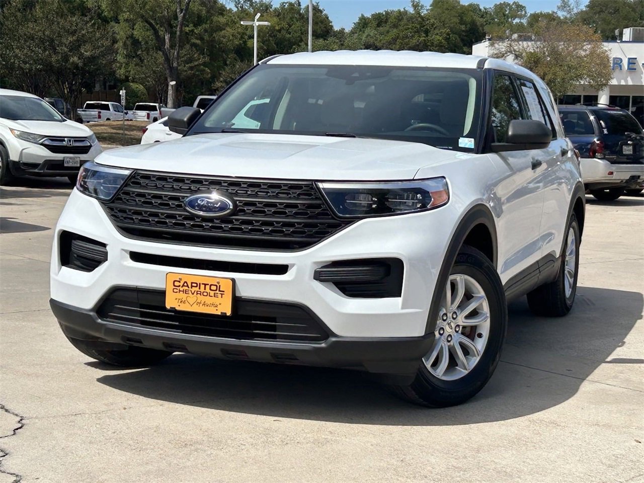 Used 2020 Ford Explorer Base with VIN 1FMSK7BH1LGB63584 for sale in Austin, TX