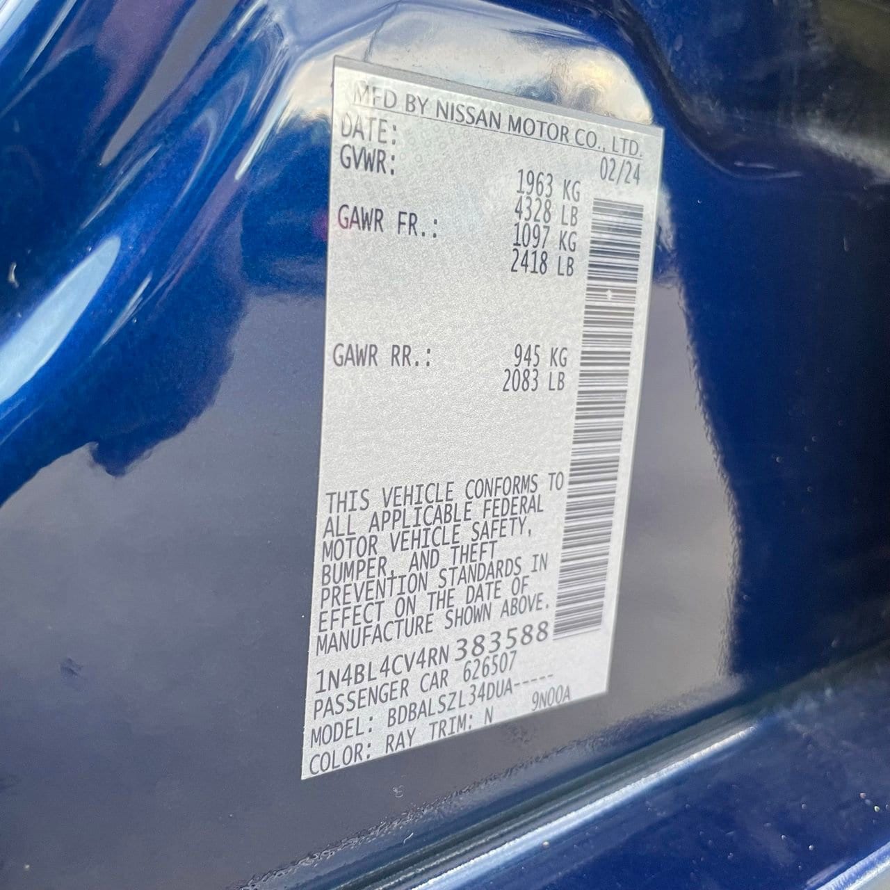 2024 Nissan Altima SR - Photo 29