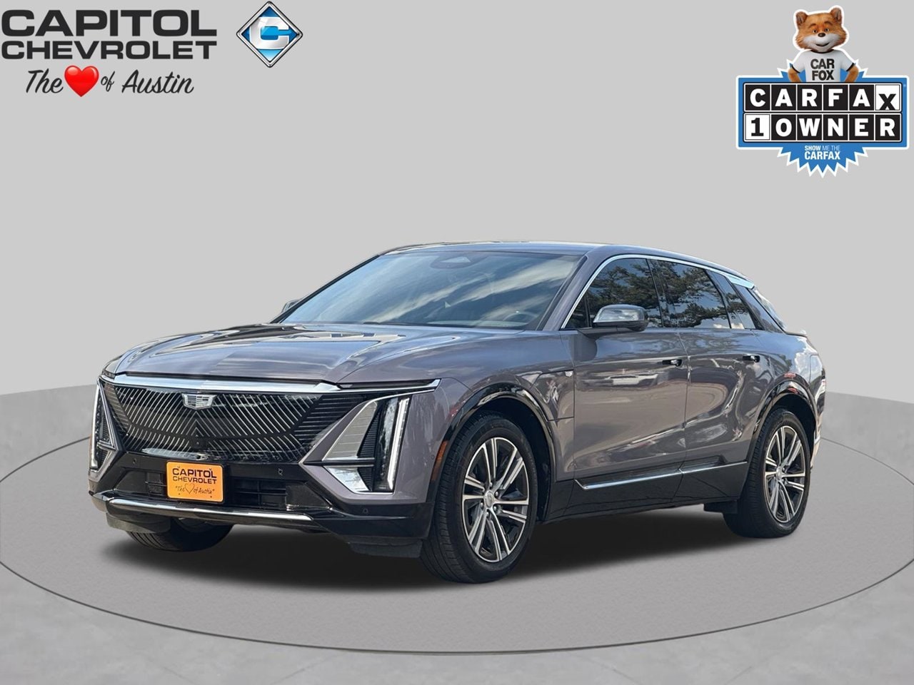 Certified 2024 Cadillac LYRIQ Luxury 3 with VIN 1GYKPSRK3RZ123198 for sale in Austin, TX