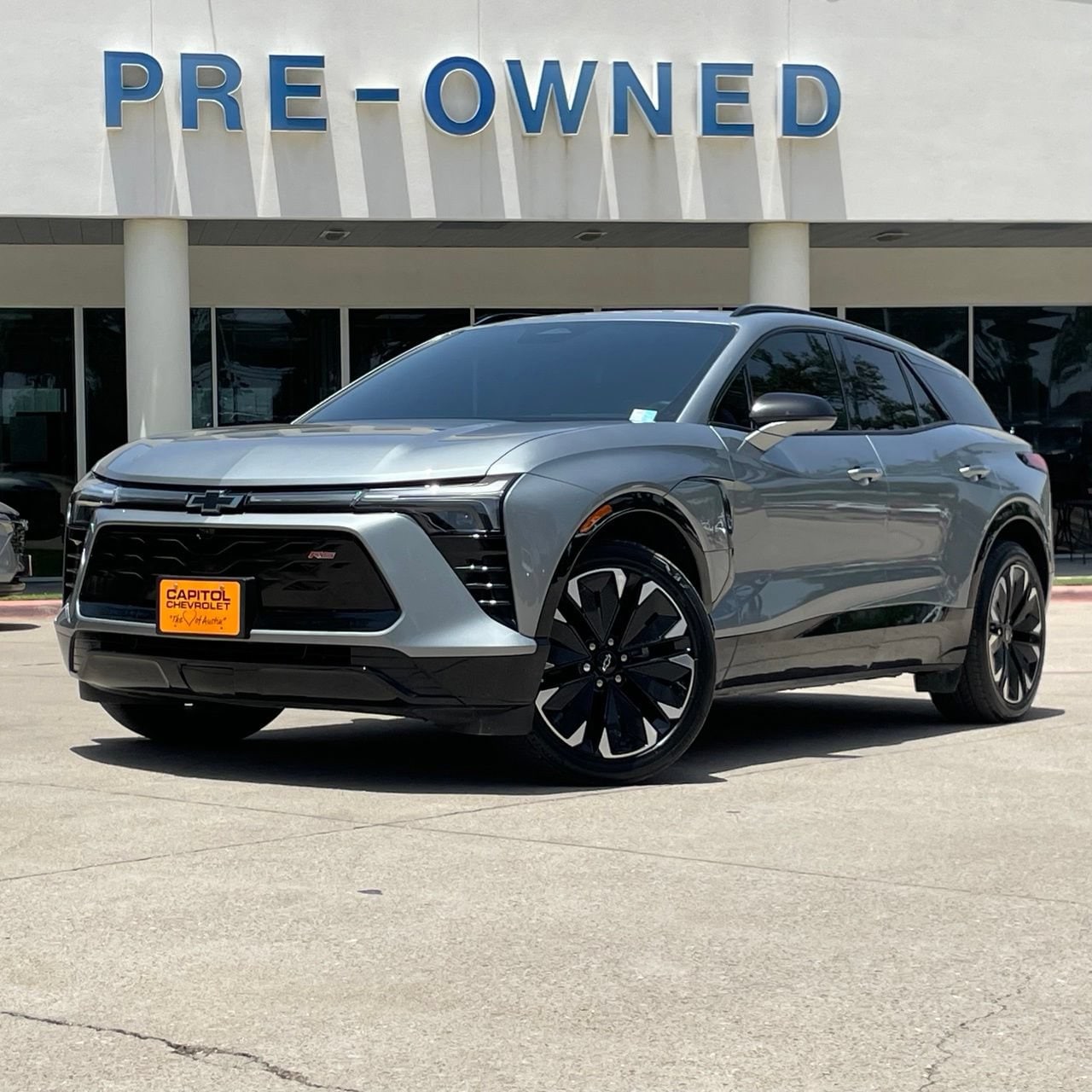 Used 2024 Chevrolet Blazer EV RS with VIN 3GNKDCRJ0RS225414 for sale in Austin, TX