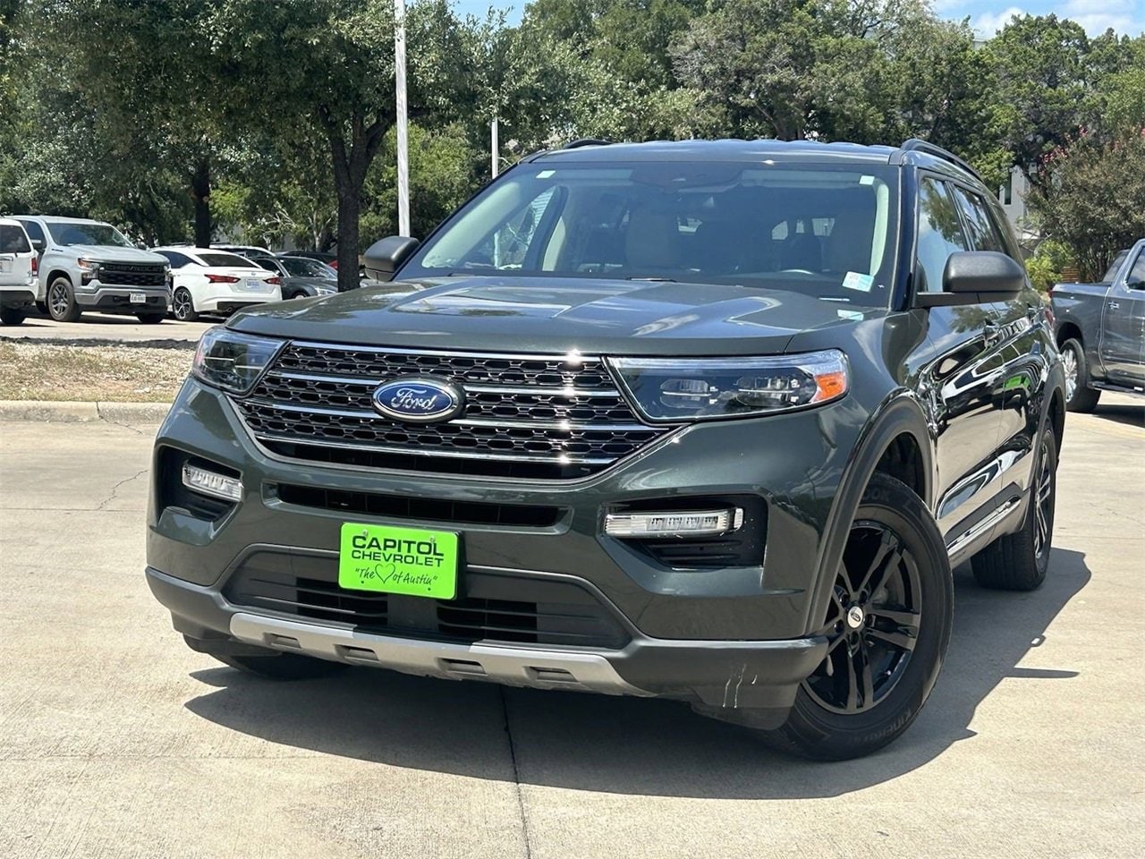 Used 2022 Ford Explorer XLT with VIN 1FMSK7DH9NGB91830 for sale in Austin, TX