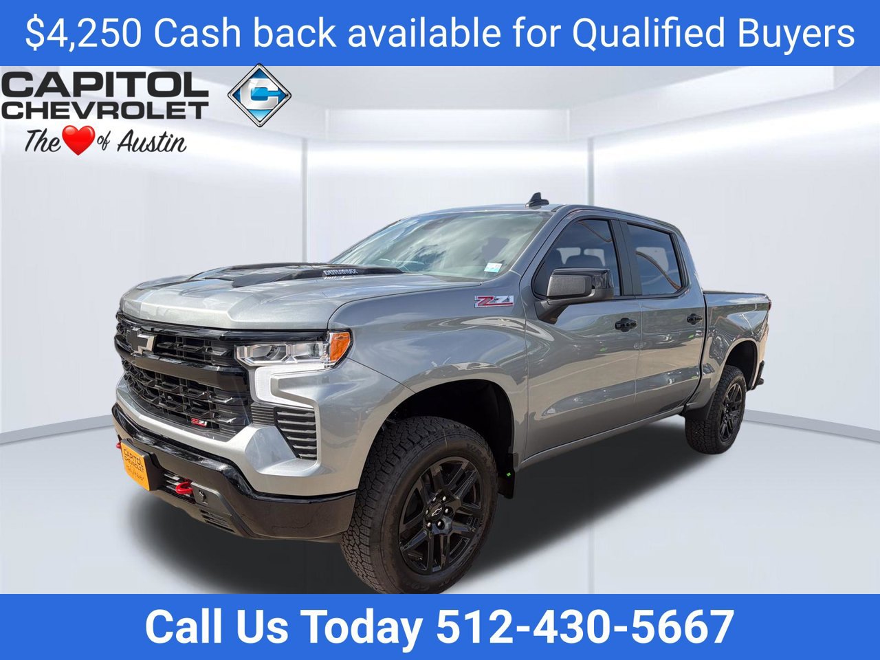 2026 Chevrolet Silverado 1500 LT Trail Boss Truck, photo 2