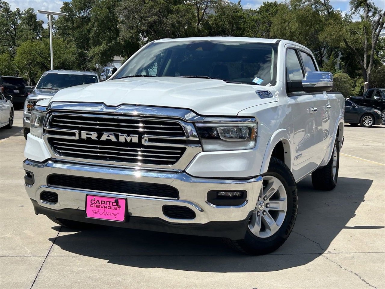 Used 2022 RAM Ram 1500 Pickup Laramie with VIN 1C6SRFJTXNN158986 for sale in Austin, TX