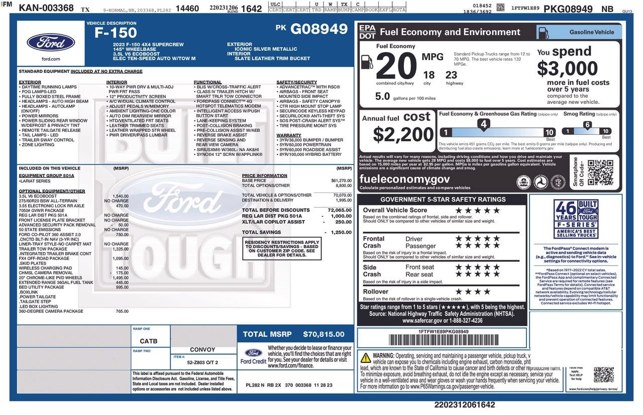 2023 Ford F-150 Lariat - Photo 30