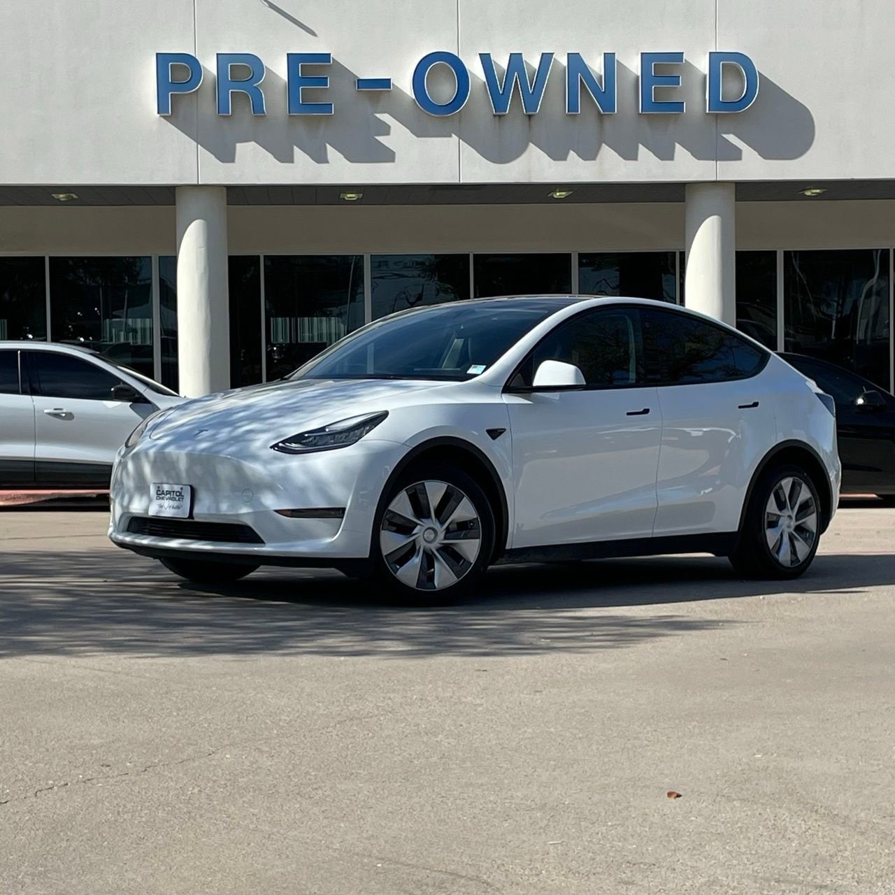 Used 2023 Tesla Model Y Long Range with VIN 7SAYGDEE6PA054571 for sale in Austin, TX