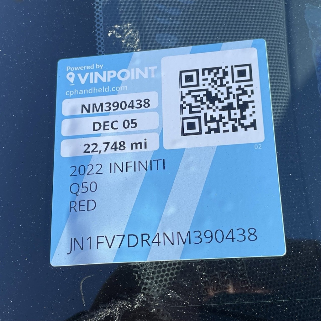 Used 2022 INFINITI Q50 RED Sport 400 Sedan