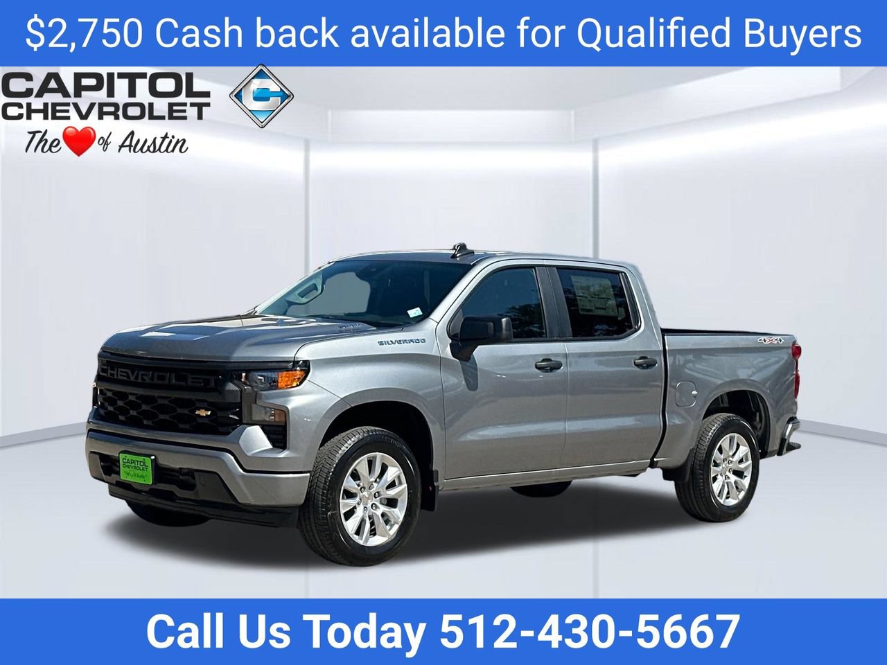 New 2026 Chevrolet Silverado 1500 Custom