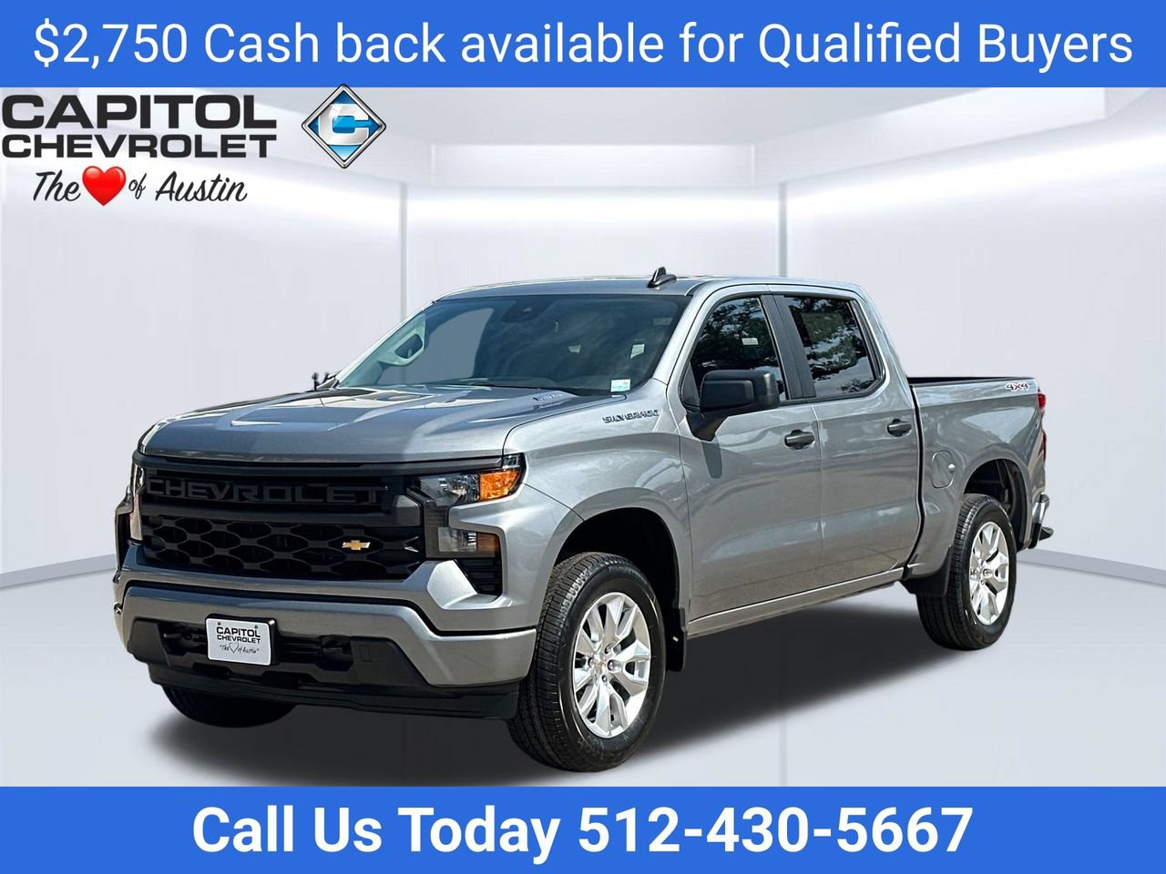 New 2026 Chevrolet Silverado 1500 Custom