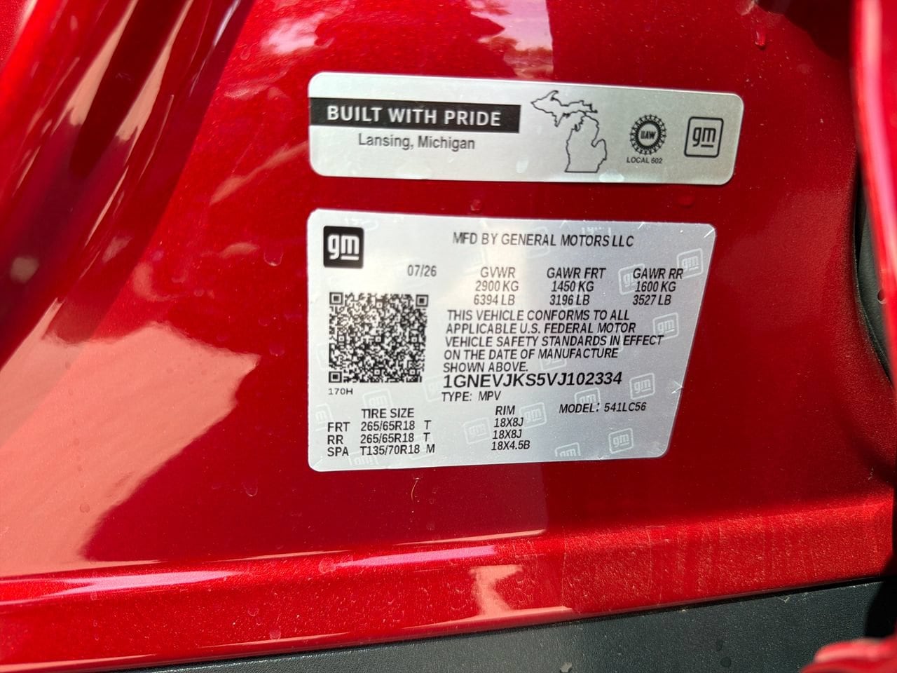 2027 Chevrolet Traverse Z71, photo 30