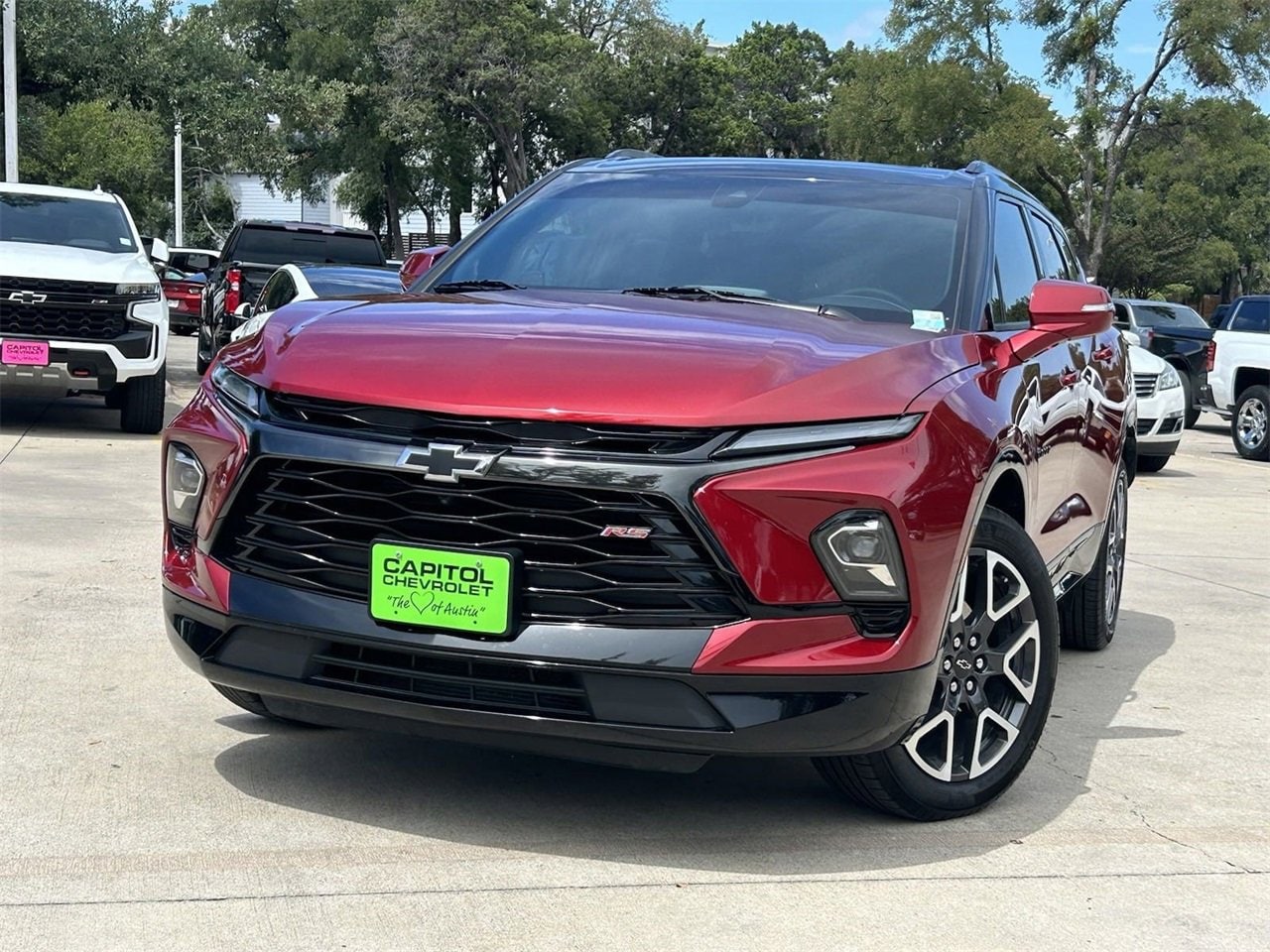 Used 2024 Chevrolet Blazer RS with VIN 3GNKBERS2RS189445 for sale in Austin, TX