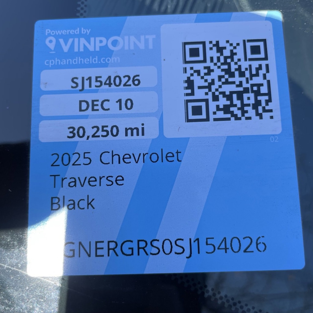 Certified 2025 Chevrolet Traverse LT SUV