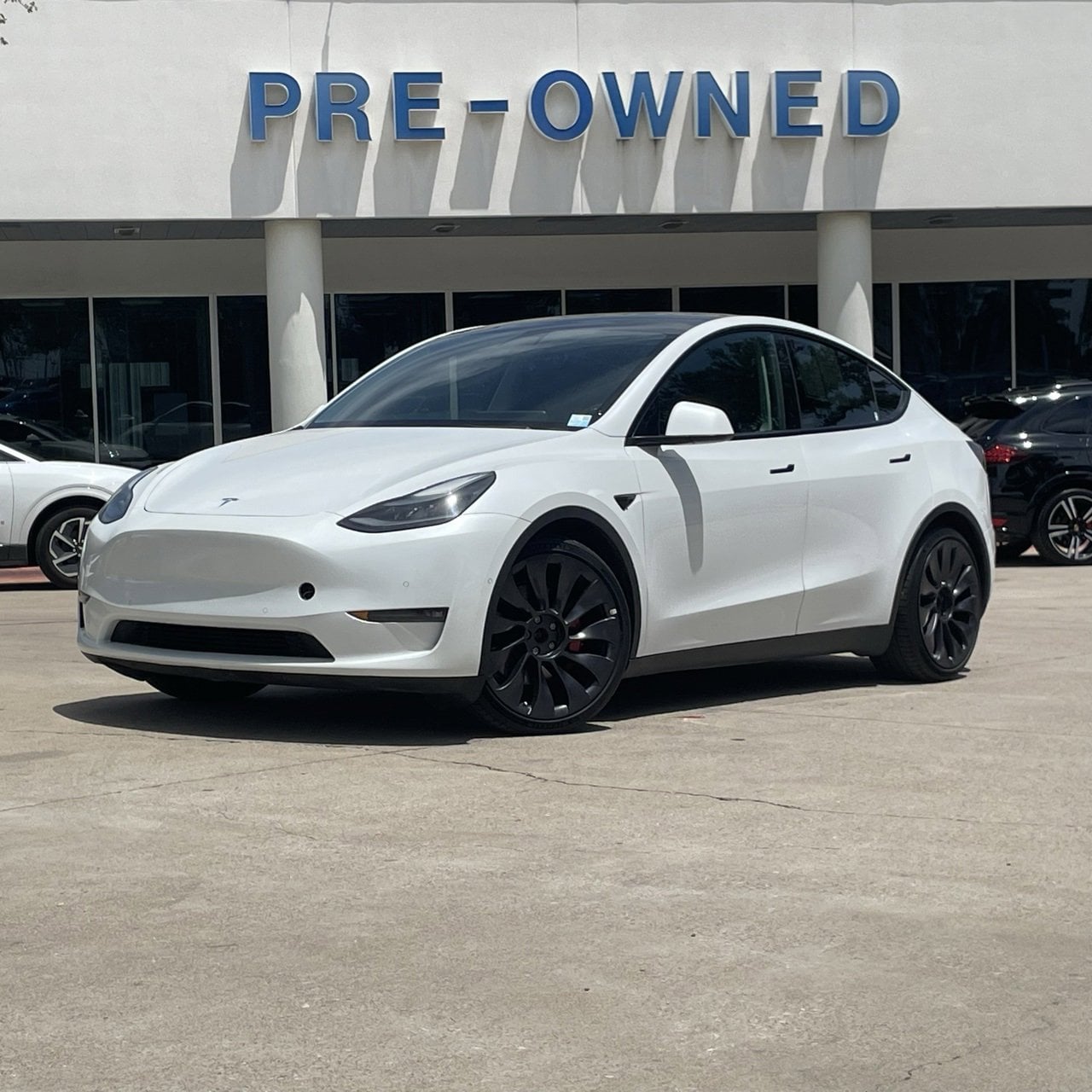 Used 2021 Tesla Model Y Performance with VIN 5YJYGDEF4MF273551 for sale in Austin, TX