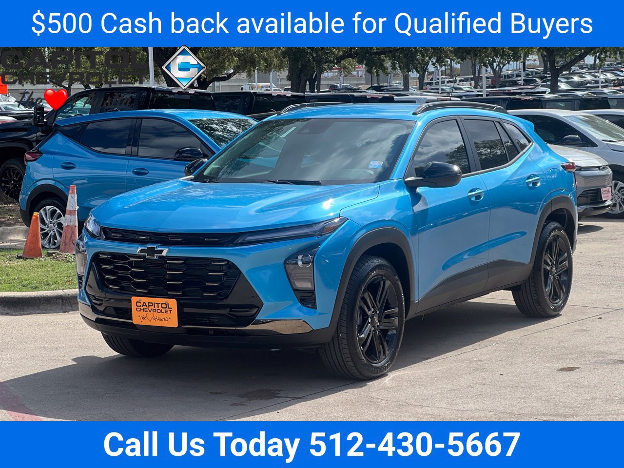 Marina Blue Metallic 2026 Chevrolet Trax SUV / Crossover Front-Wheel Drive Automatic