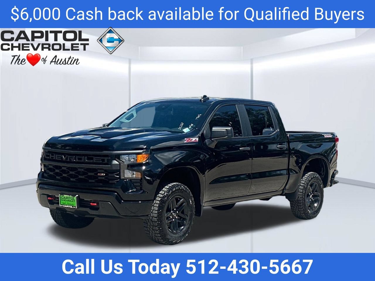 New 2026 Chevrolet Silverado 1500 Custom Trail Boss