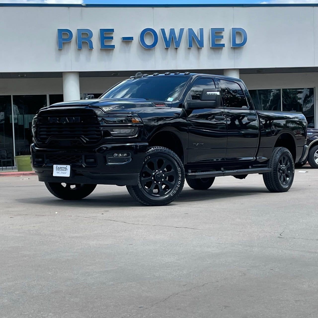 Black 2025 RAM 2500 Lone Star Crew Cab 4WD Pickup Truck Four-Wheel Drive Automatic