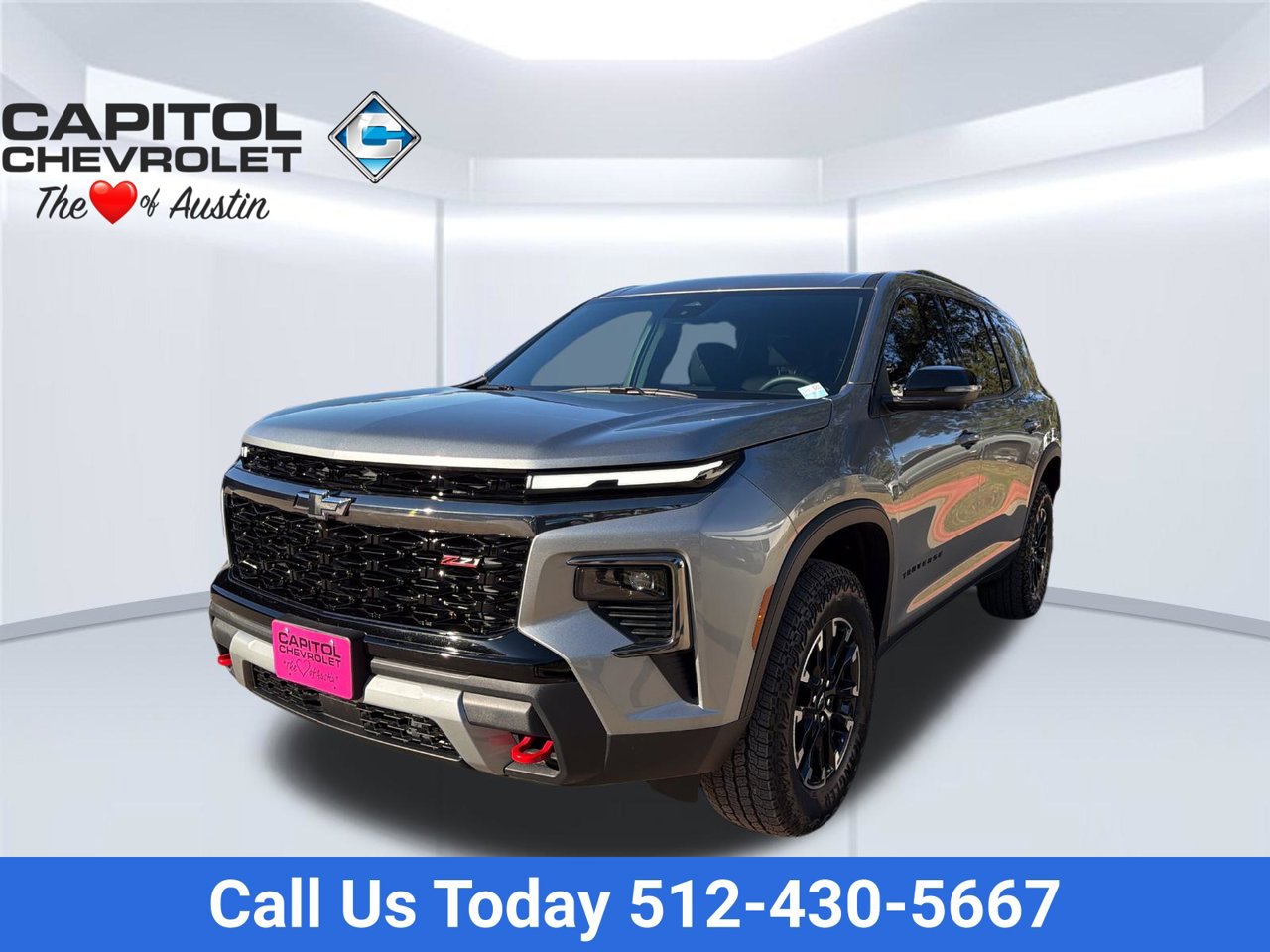 Sterling Gray Metallic 2026 Chevrolet Traverse SUV / Crossover Four-Wheel Drive Automatic